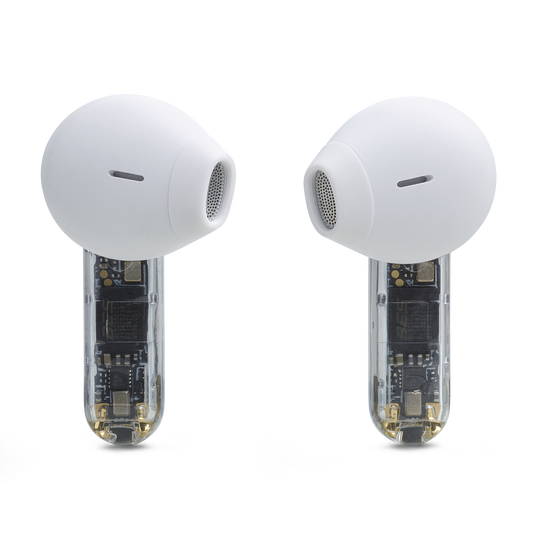 JBL Tune Flex Ghost Edition - White Ghost - True wireless Noise Cancelling earbuds - Back